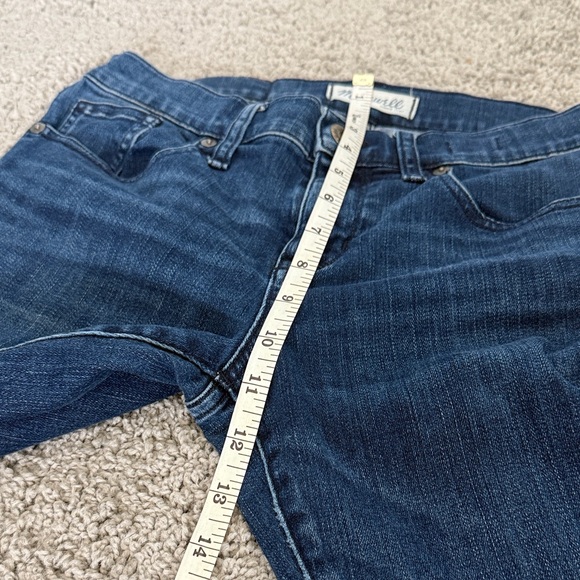 Madewell High Rise Skinny Jeans Zipper Ankle Dark Wash Women Size 28 - Picture 7 of 14